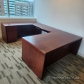 Mahogany U/C Suite Desks, Various Configurations